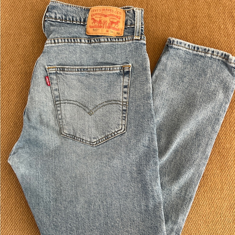 Levi's Men's Blue Jeans
512 34W x 32L - Picture 2 of 7